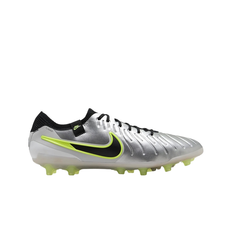 나이키 티엠포 레전드 10 엘리트 AG 메탈릭 실버 볼트 DV4330-001