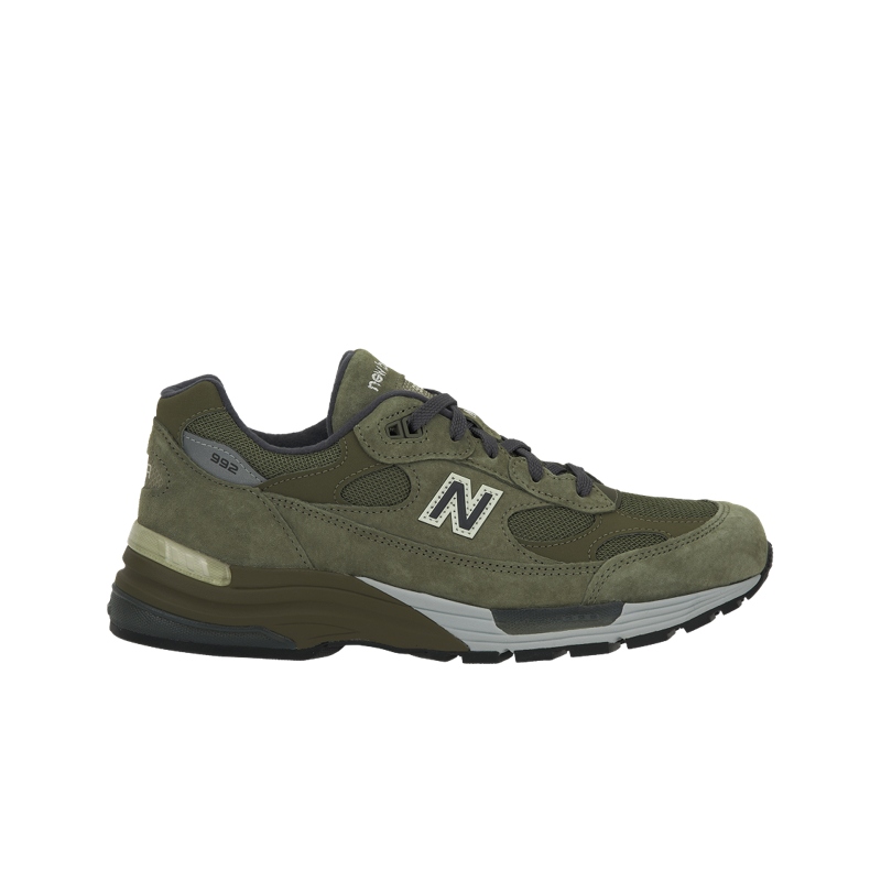 뉴발란스 992 메이드 인 USA 다크 카모 코버트 그린 - D 스탠다드 U992GL